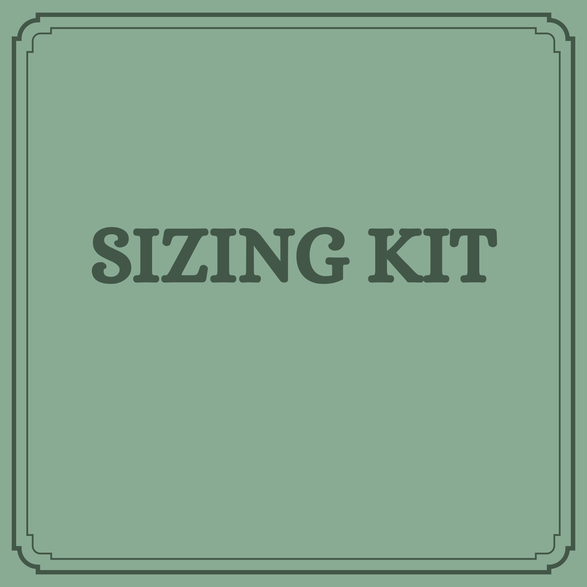 Sizing kit