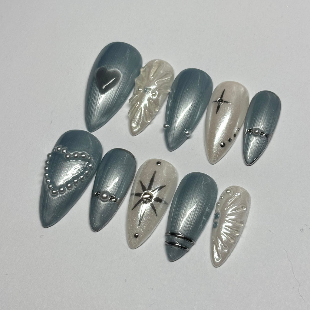 Pearly blue