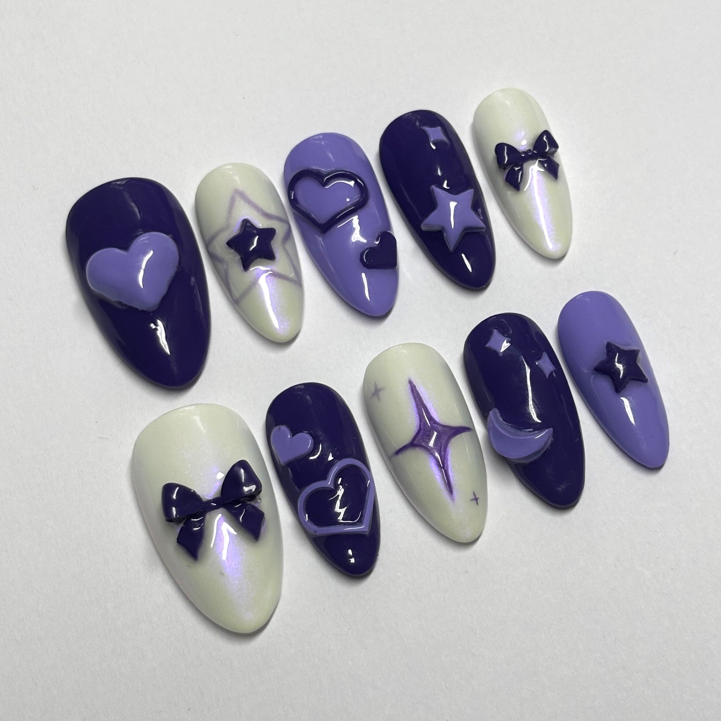 Purple Stars set