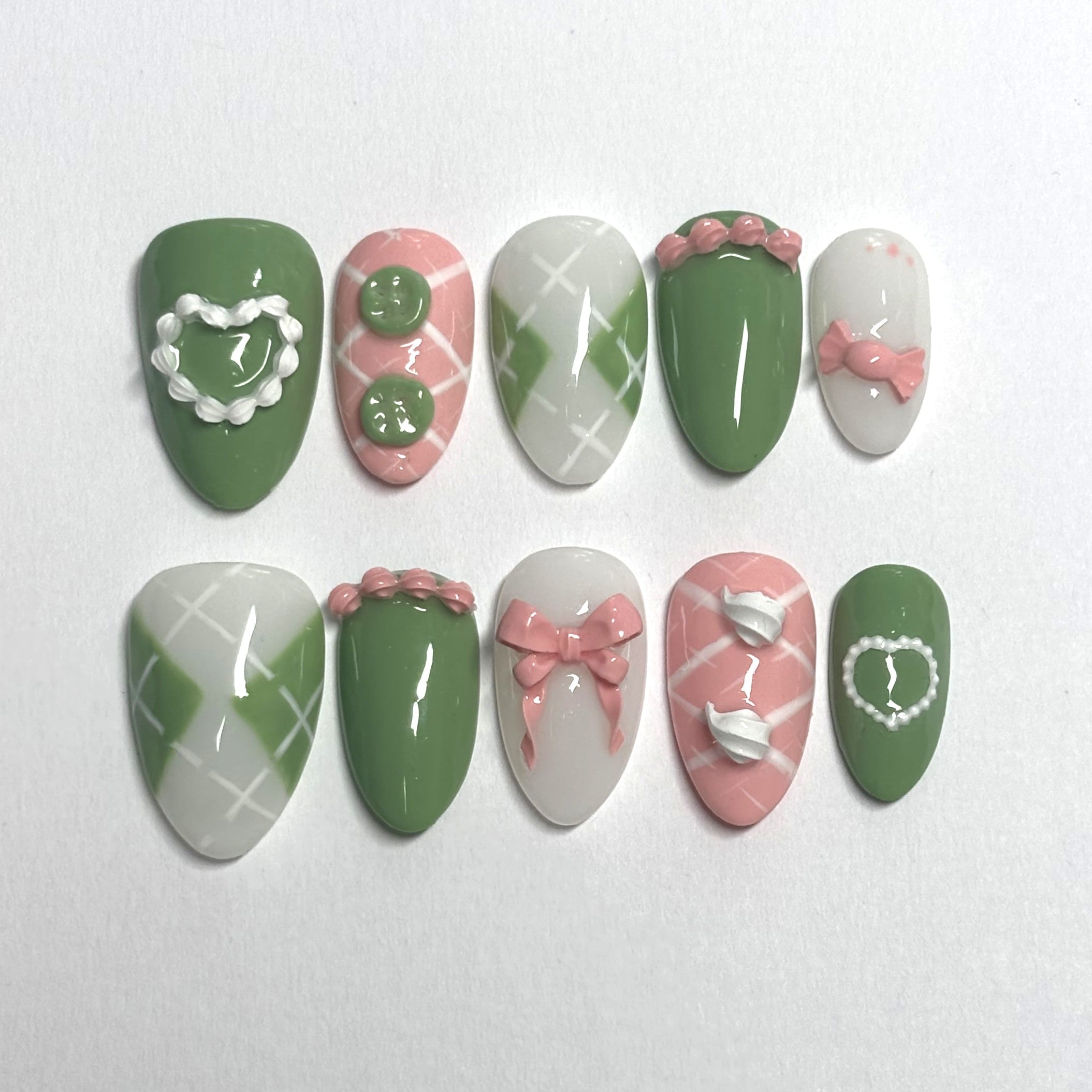 Green candy